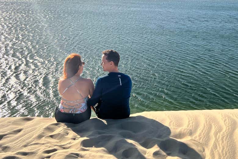 ¡Momento foto en pareja!