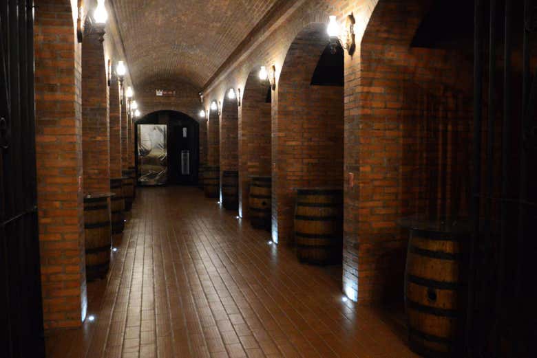 In una cantina artigianale
