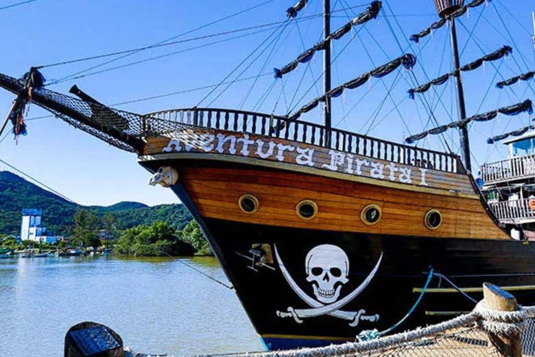 El barco pirata en el que pasearemos