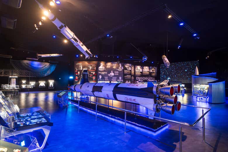 Wander through halls packed with space history