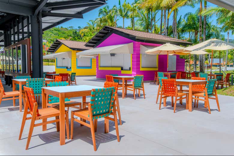 Enjoy the park restaurants