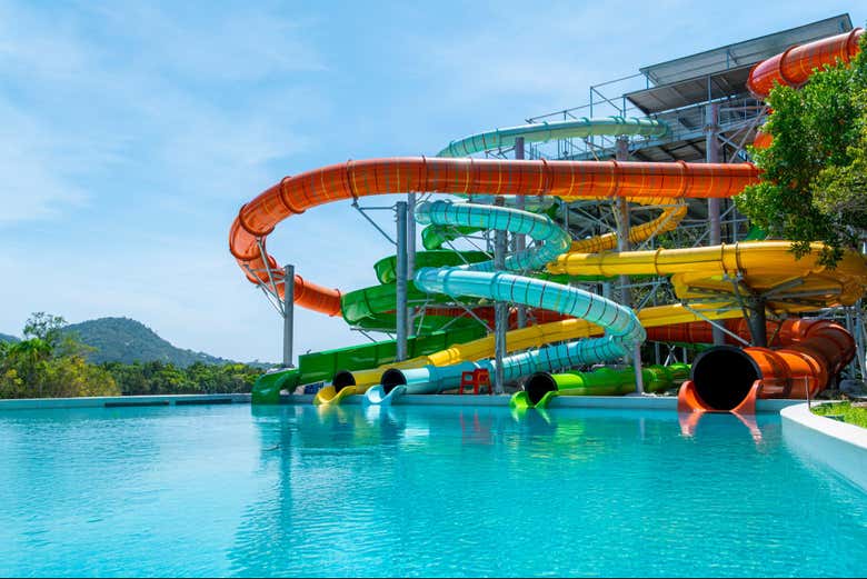 Imagine sliding down at top speed!