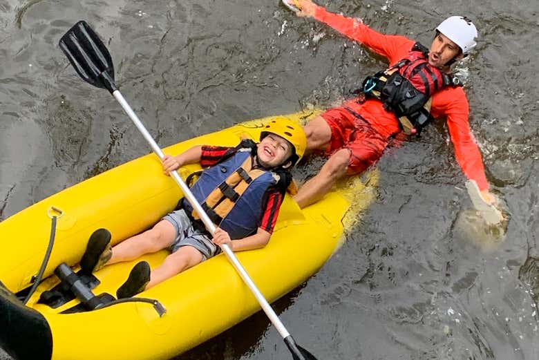 Rafting en duckie sur la rivière Turvo, Barra do Turvo