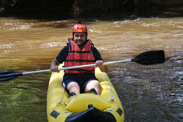 Float down the river in a duckie raft!