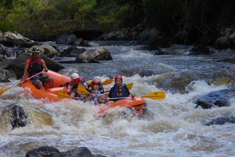 Rafting por el río Turvo