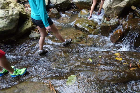 Water Trekking at the São Miguel Waterfall