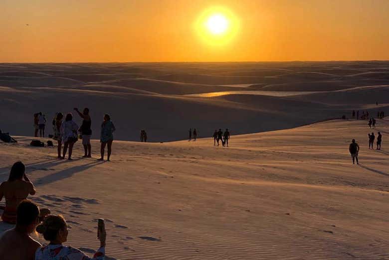 Profitez du coucher de soleil
