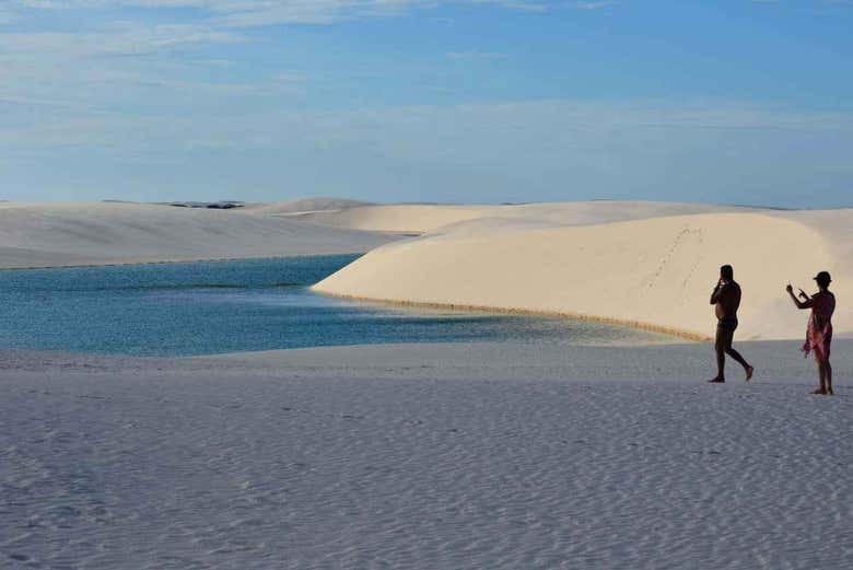 Caminhando até a Lagoa
