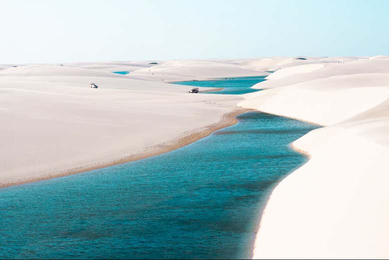 Paisagem inesquecível dos Lençóis Maranhenses