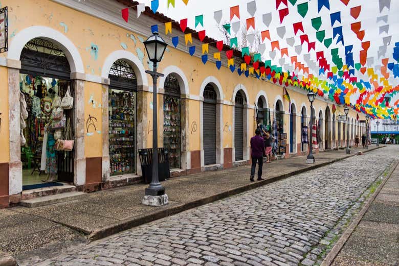 Ruas do centro histórico de São Luís