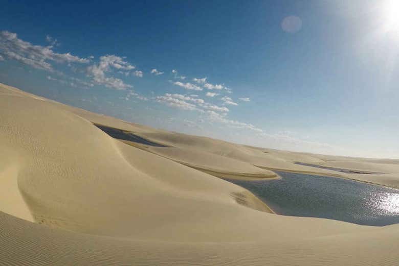 Desierto y agua de la región de Atins