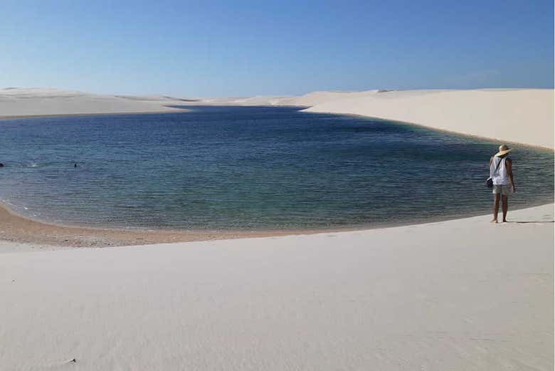 Admire the desert landscapes of Barreirinhas