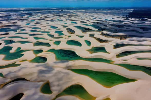 Balade en avion dans les Lençóis Maranhenses