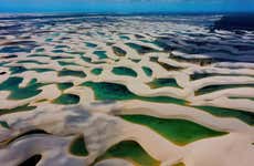 Passeio de monomotor pelos Lençóis Maranhenses