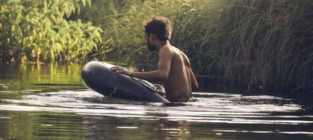 Flutuação no rio Formiga