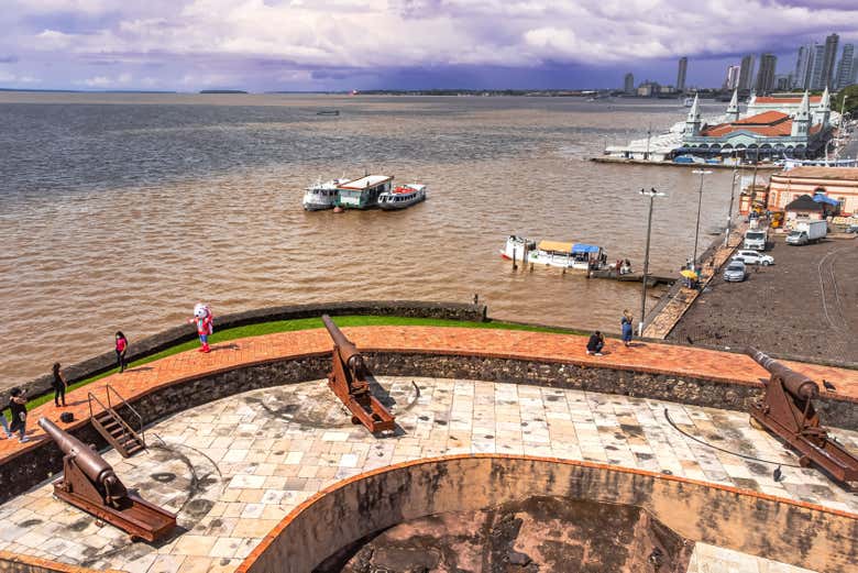 Panorámica de Forte do Presépio y Belén