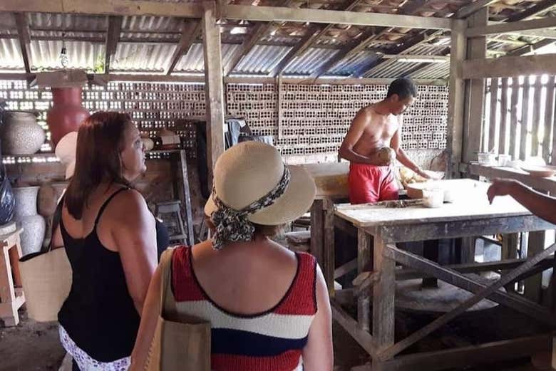 Aprendendo sobre a produção das cerâmicas