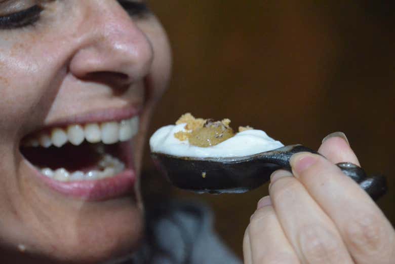 Momento da degustação!