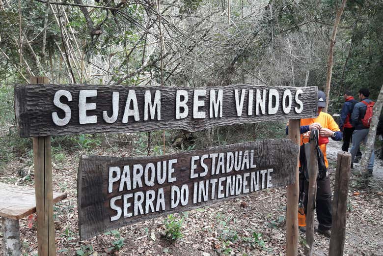 Entrando na Serra do Intendente