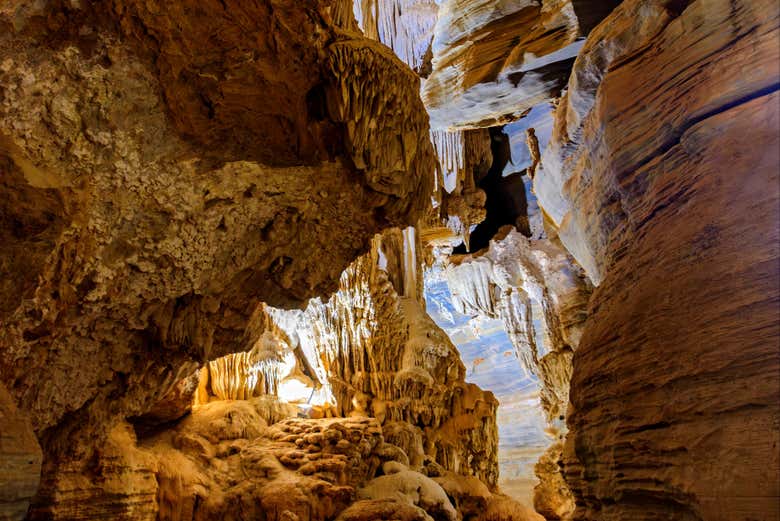 El interior de la Gruta da Lapinha