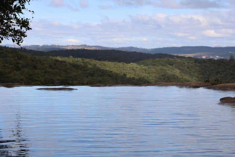 Un lago en la Floresta Estadual do Uaimií