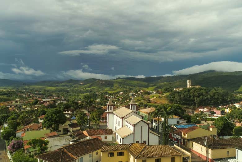 Vista aérea de Conceição do Mato Dentro