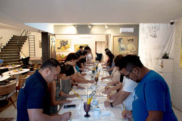 Visita guiada pela Casa Palma + Oficina de pintura