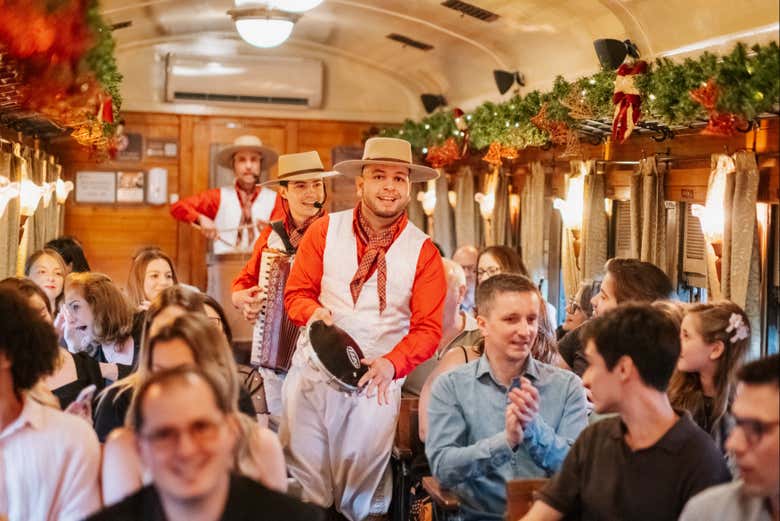 Animación en el tren