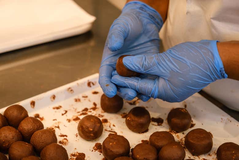 Deliciosas trufas da loja Devorata