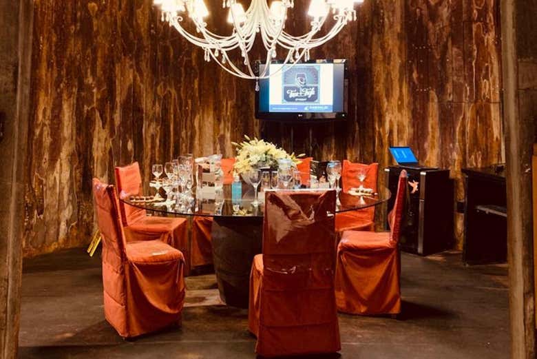 Sala de degustações