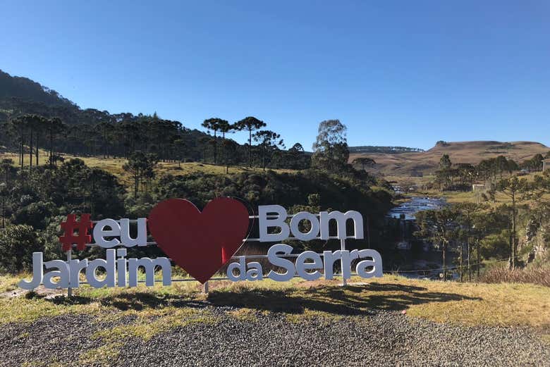 Letreiro de Bom Jardim da Serra