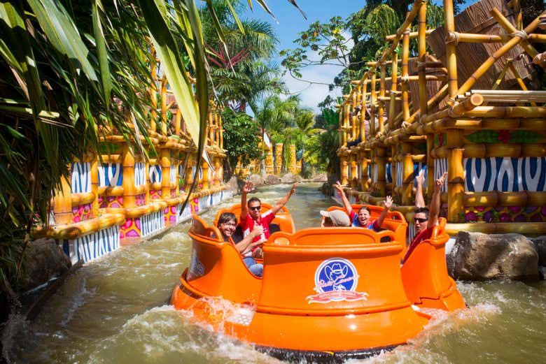 Ride the attractions at Beto Carrero World
