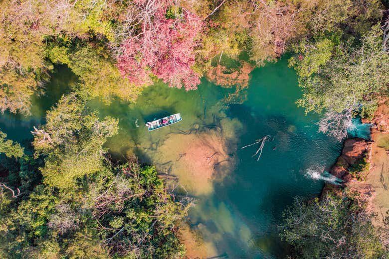 Aerial view of the Mimoso River
