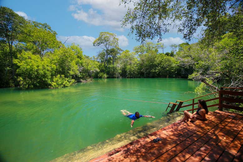 Une baignade rafraîchissante