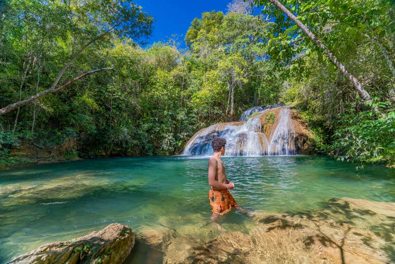 Take a refreshing dip in the natural pools