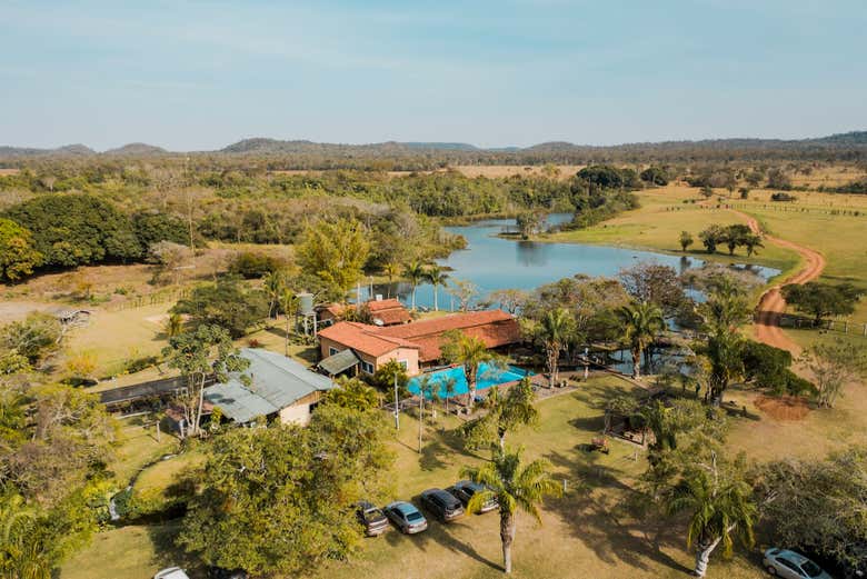 Vista aérea da Fazenda Ceita Corê
