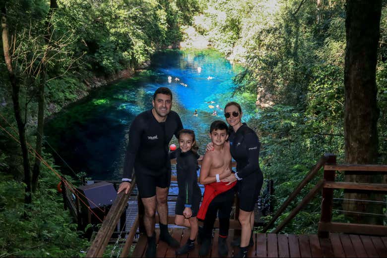 Disfrutando en familia