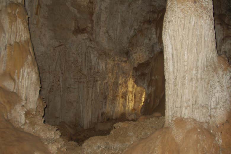 Interior da gruta