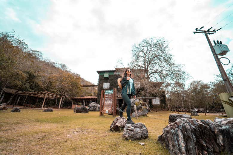 Foto antes de entrar na gruta de São Mateus