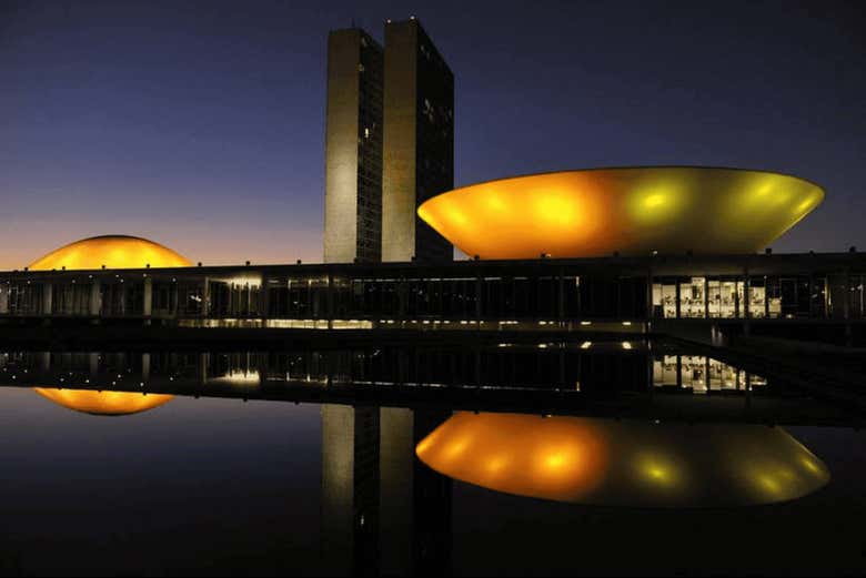 Exterior del Congreso Nacional de Brasil