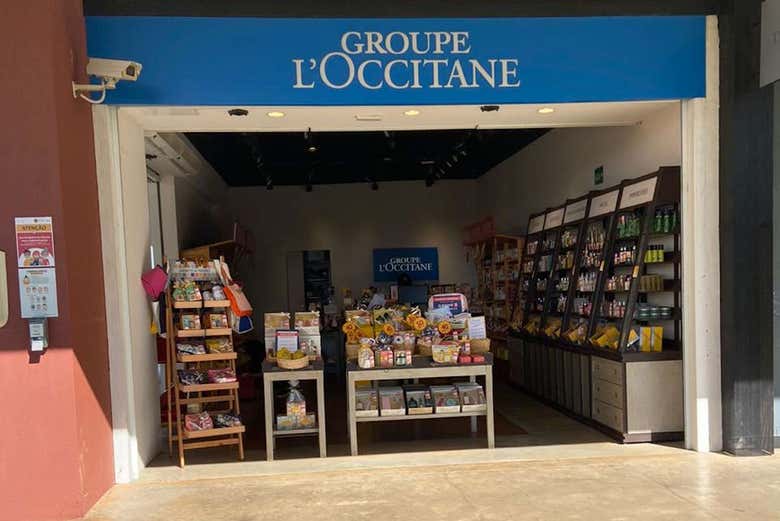 Shop facade in the outlet