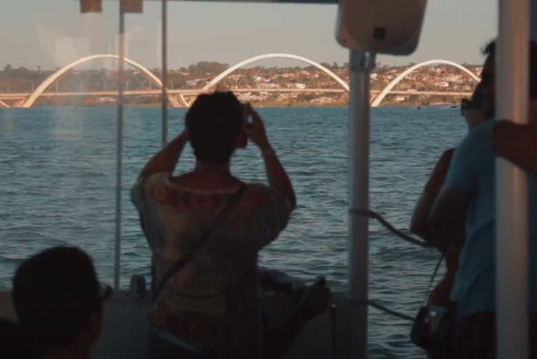 Fotografiando las vistas desde el lago