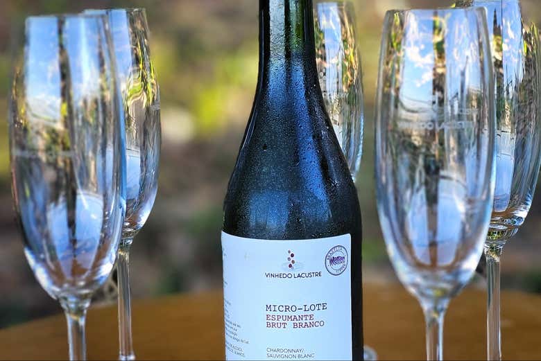 Brindis al finalizar el vuelo