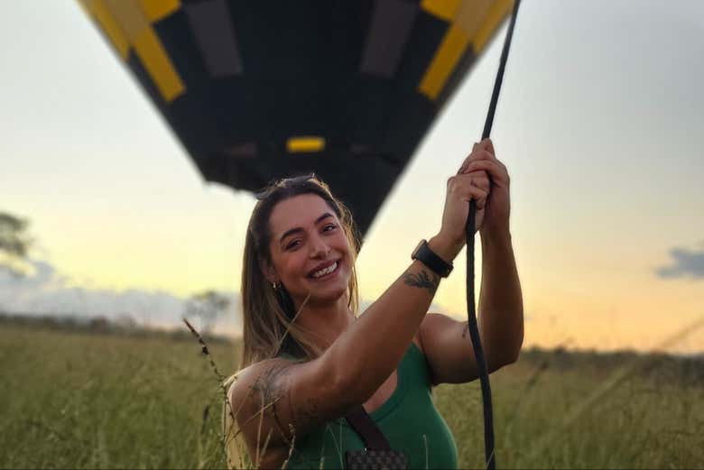 Preparándonos para el vuelo