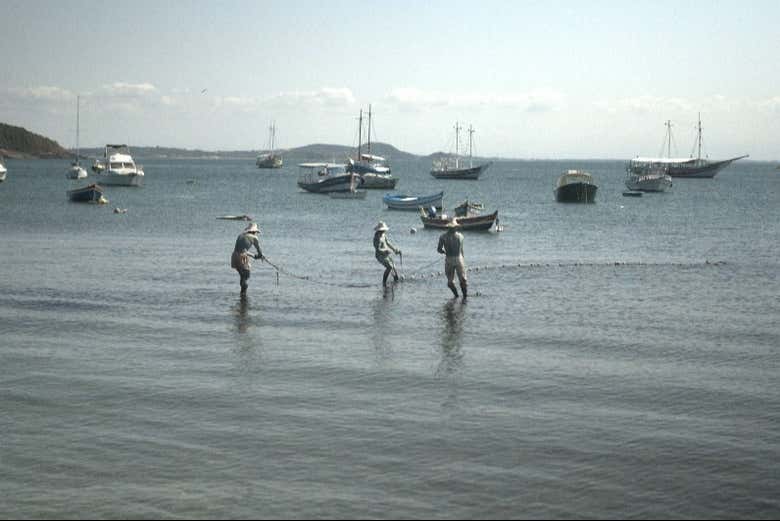 Pescadores en Búzios