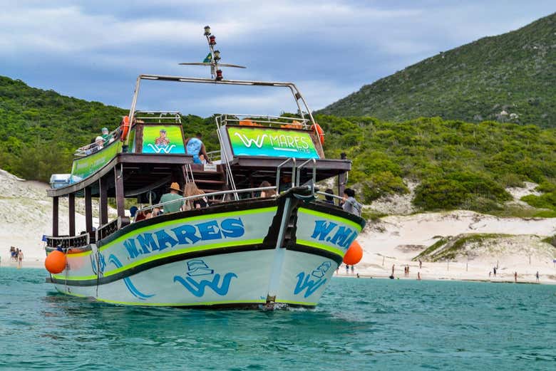 Boat trip in Arraial do Cabo
