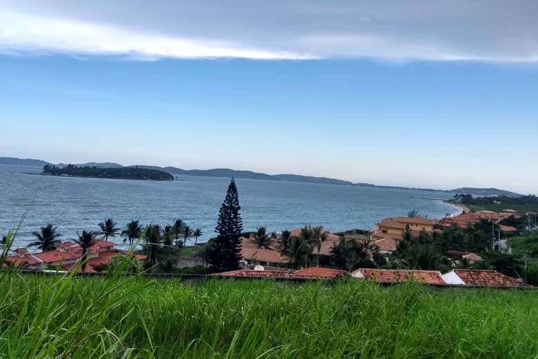 Acercándonos a Ponta do Pai Vitório
