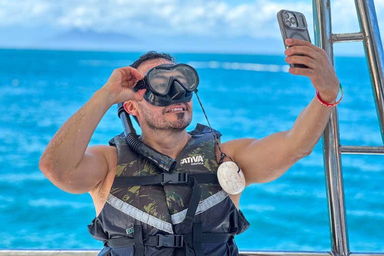 Você pode até fazer snorkel!
