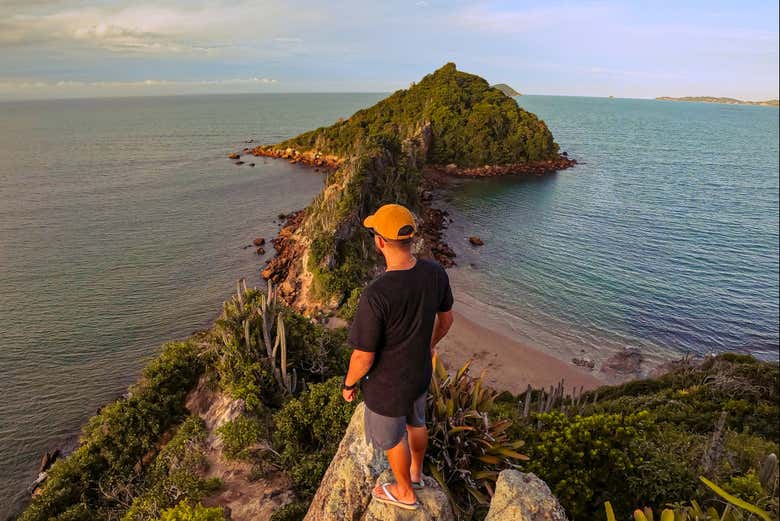Admirando las vistas