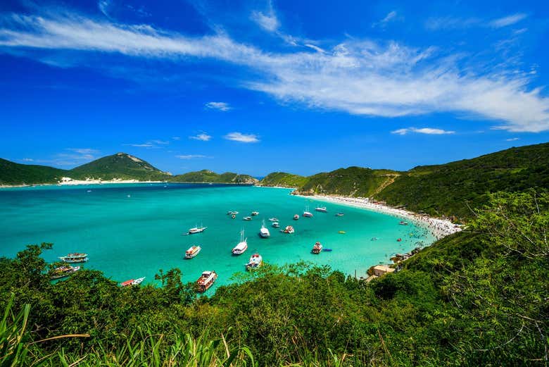 Paisagens que veremos durante a excursão a Arraial do Cabo